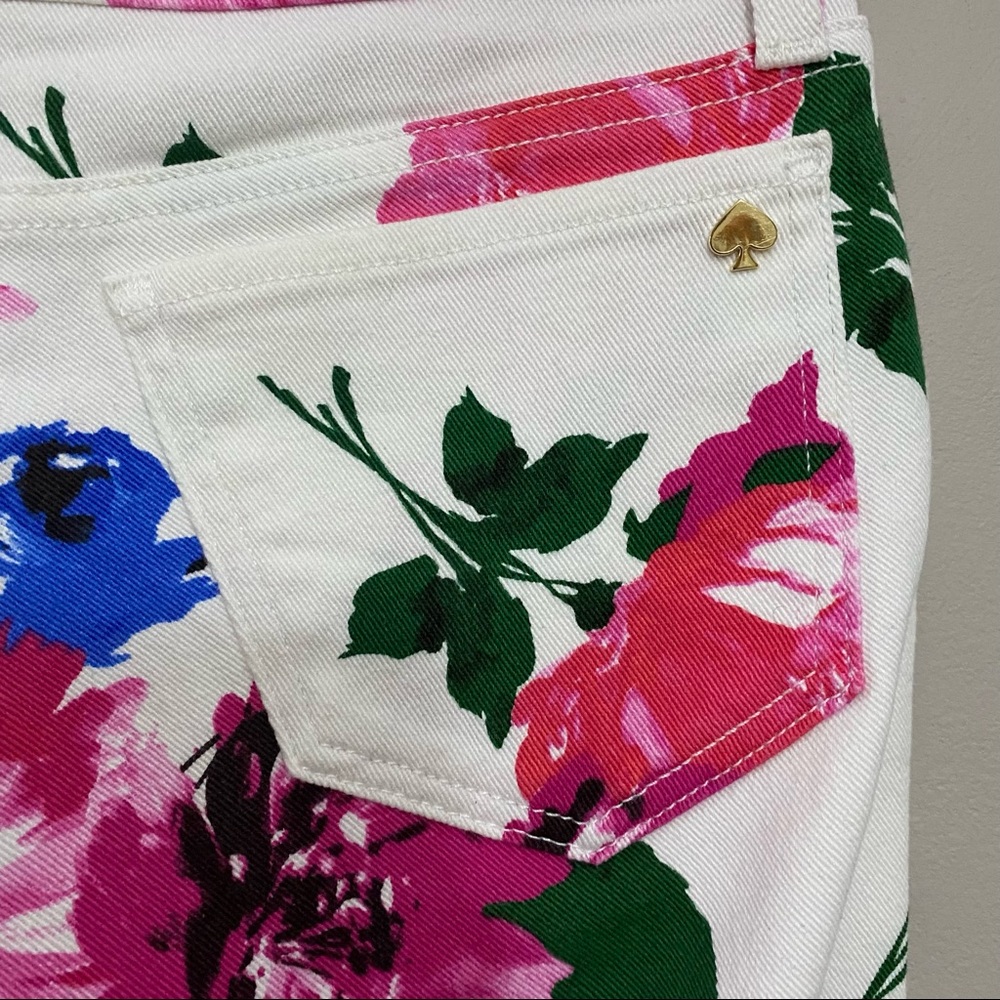 Kate Spade Broome Street Floral Jeans - Picture 9 of 16